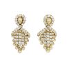 Fred  pendants earrings in yellow gold and diamonds - 00pp thumbnail