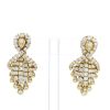 Fred  pendants earrings in yellow gold and diamonds - 360 thumbnail