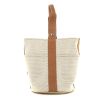 Sac cabas Hermès  Toto Bag - Shop Bag en toile beige et marron - 360 thumbnail