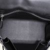 Bolso de mano Hermès  Kelly 25 cm en cuero swift negro - Detail D2 thumbnail