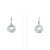 Chopard Happy Emotions earrings in white gold and diamonds - 360 thumbnail