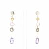 H. Stern  pendants earrings in white gold, amethyst and quartz and diamonds - 360 thumbnail