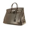 Hermès  Birkin 40 cm handbag  in dark brown porosus crocodile - 00pp thumbnail