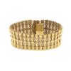 Flexible Vintage  cuff bracelet in yellow gold - 00pp thumbnail