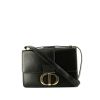 Dior  Montaigne handbag  in black leather - 360 thumbnail