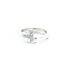 Anello Tiffany & Co Square T in oro bianco e diamanti - 00pp thumbnail