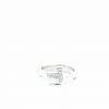 Anello Tiffany & Co Square T in oro bianco e diamanti - 360 thumbnail