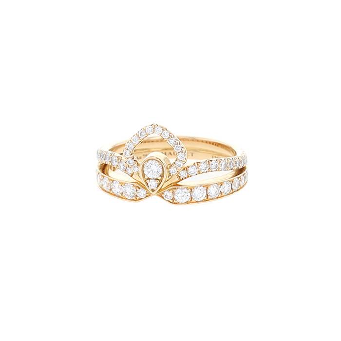Chaumet Joséphine Éclat Floral ring in pink gold and diamonds - 00pp