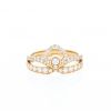 Chaumet Joséphine Éclat Floral ring in pink gold and diamonds - 360 thumbnail