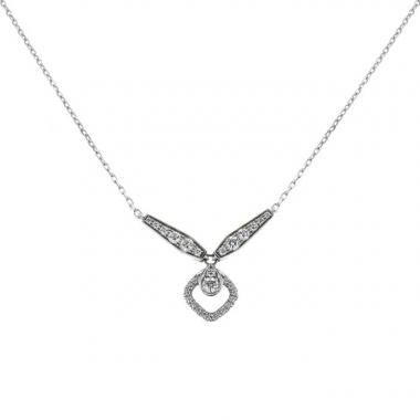 Collar Chaumet Joséphine Éclat Floral de oro blanco y diamantes