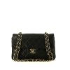 Chanel  Timeless Petit handbag  in black quilted leather - 360 thumbnail