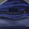 Dior  Saddle handbag  in blue leather - Detail D2 thumbnail