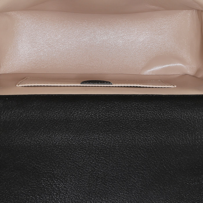 Borsa a tracolla Chloé  Elsie in pelle nera - Detail D3