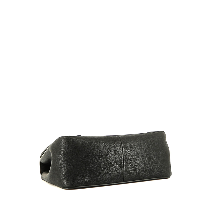 Bolso bandolera Chloé  Elsie en cuero negro - Detail D5