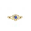Mauboussin Dream and Love ring in yellow gold, sapphire and diamonds - 360 thumbnail