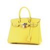 Hermès  Birkin 30 cm handbag  in Jaune de Naples epsom leather - 00pp thumbnail