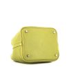 Bolso de mano Hermès  Picotin modelo mediano  en cuero taurillon clémence verde Chartreuse - Detail D4 thumbnail
