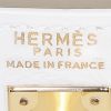Bolso de mano Hermès  Kelly 20 cm en cuero blanco - Detail D3 thumbnail