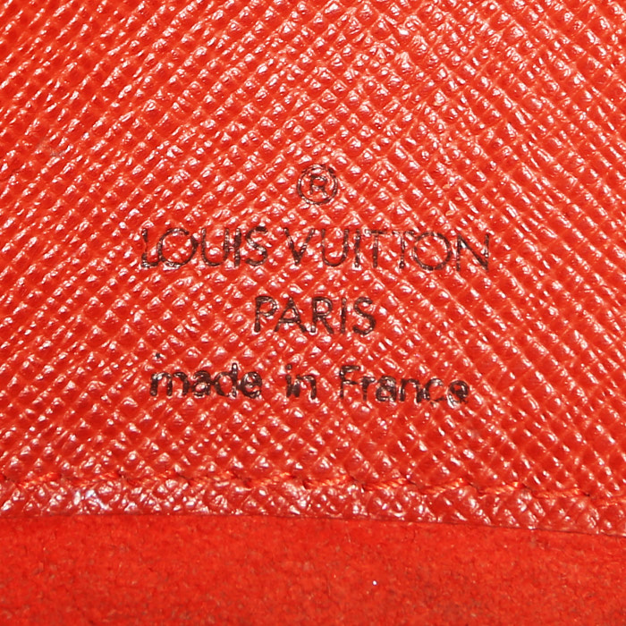 Louis Vuitton Salsa shoulder bag in ebene damier canvas and brown leather - Detail D3