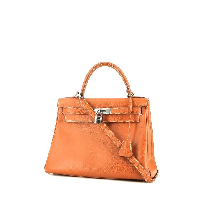 Hermès  Kelly 28 cm handbag  in gold epsom leather - 00pp