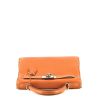 Hermès  Kelly 28 cm handbag  in gold epsom leather - 360 Front thumbnail