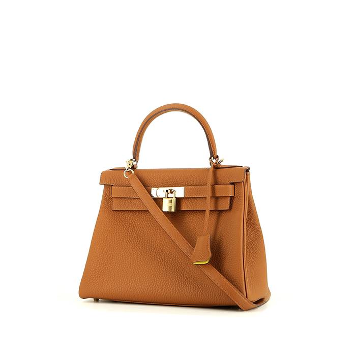 HERMES Kelly 28 Sellier Chocolate Brown Leather Gold Top Handle Shoulder Bag  For Sale at 1stDibs