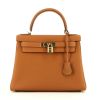 Hermès  Kelly 28 cm handbag  in gold togo leather - 360 thumbnail