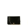 Chanel  Mademoiselle bag worn on the shoulder or carried in the hand  in black crocodile - 360 thumbnail