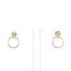 Paire de boucles d'oreilles Tiffany & Co Paloma Picasso en or rose - 360 thumbnail