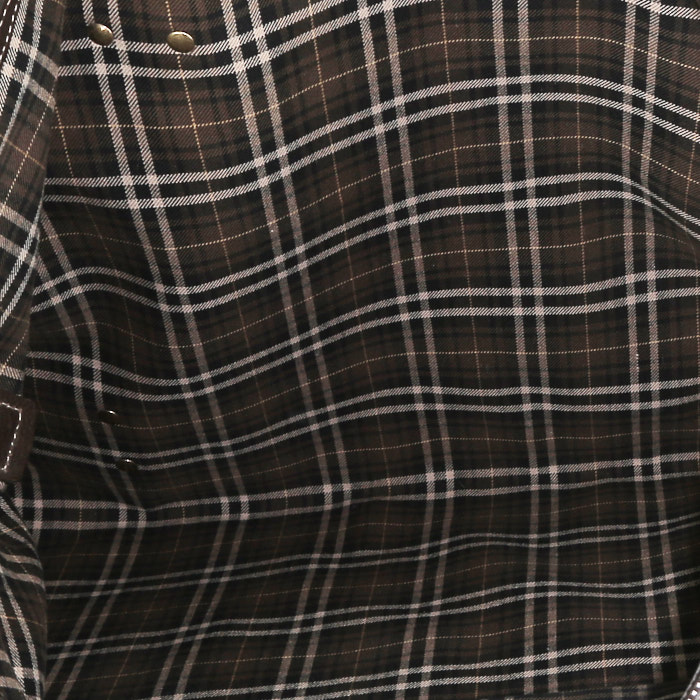 Bolsa de viaje Gucci   en lona Monogram marrón - Detail D3