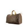 Louis Vuitton  Speedy 40 handbag  in brown monogram canvas  and natural leather - 00pp thumbnail