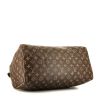Bolso de mano Louis Vuitton  Speedy 40 en lona Monogram marrón y cuero natural - Detail D4 thumbnail