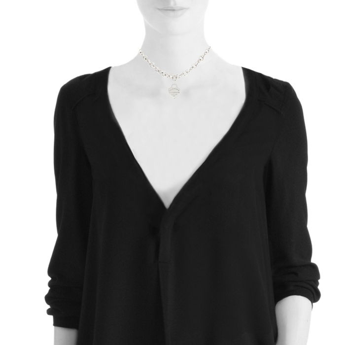 Collier Tiffany & Co Return To Tiffany en argent - Detail D1