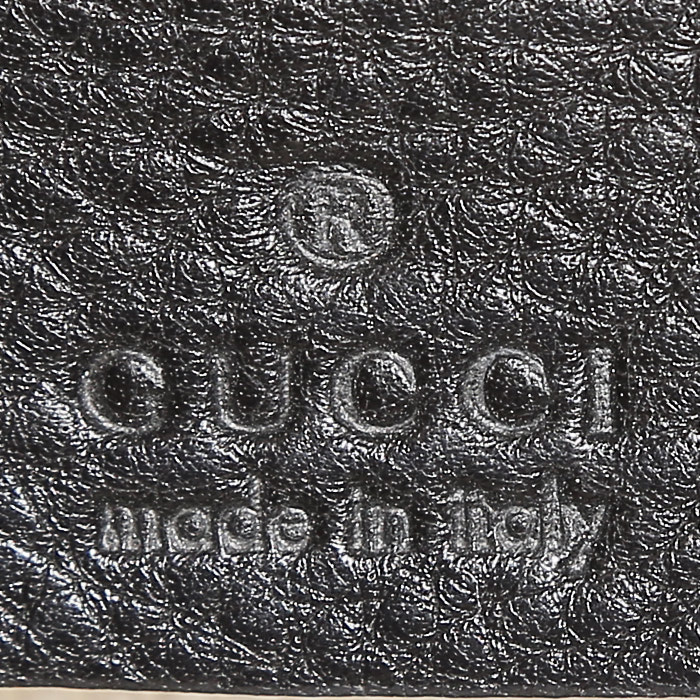 Bolso de mano Gucci  Soho en cuero granulado negro - Detail D3