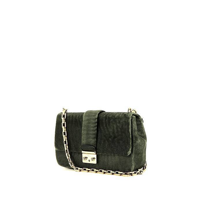 Dior  Promenade handbag  in green foal - 00pp