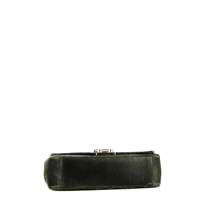 Bolso de mano Dior  Promenade en piel de potro verde - Detail D4