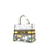 Dior  Book Tote small model  shopping bag  in white canvas - 00pp thumbnail