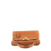 Hermès  Kelly 28 cm handbag  in gold Barenia Faubourg - 360 Front thumbnail