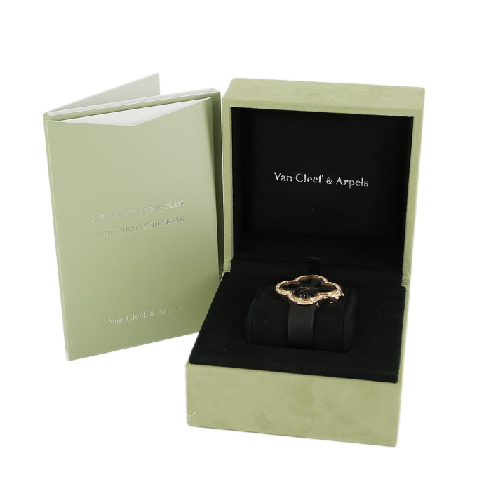 Montre Van Cleef 
Arpels Alhambra en or rose Vers 2020