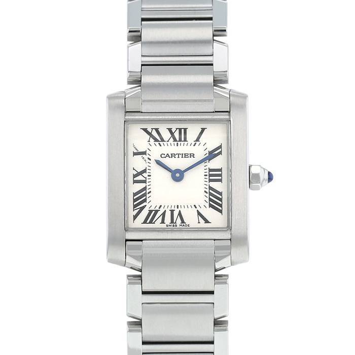 Cartier Tank Française  in stainless steel Ref: 3217  Circa 1990 - 00pp
