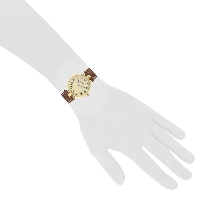 Montre Cartier Must Vendôme en vermeil Vers 1990 - Detail D1