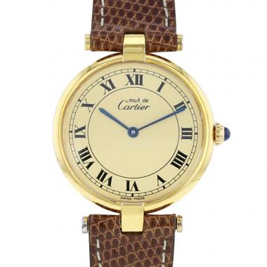 Orologio Cartier Must Vendôme in vermeil Circa 1990