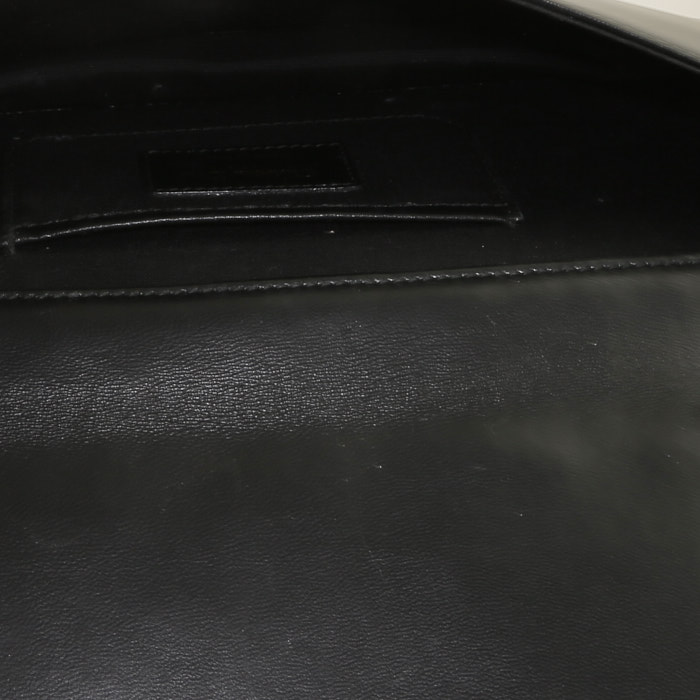 Sac bandoulière Dior  Lady Dior Wallet on Chain en cuir cannage noir - Detail D2