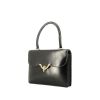 Hermès  Vintage handbag  in navy blue box leather - 00pp thumbnail