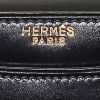 Sac à main Hermès  Vintage en cuir box bleu-marine - Detail D3 thumbnail