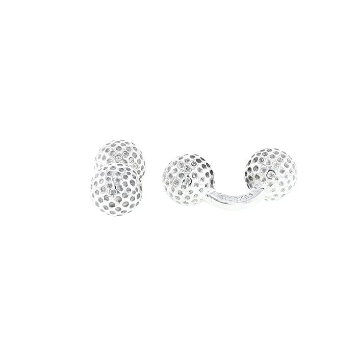 Hermès  pair of cufflinks in silver - 00pp