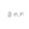 Hermès  pair of cufflinks in silver - 00pp thumbnail