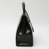 Bolso de mano Hermès  Kelly 32 cm en cuero box negro - Detail D8 thumbnail