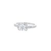 Tiffany & Co Ribbon ring in platinium and diamonds - 00pp thumbnail