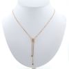 Chaumet Liens Séduction necklace in pink gold and diamonds - 360 thumbnail